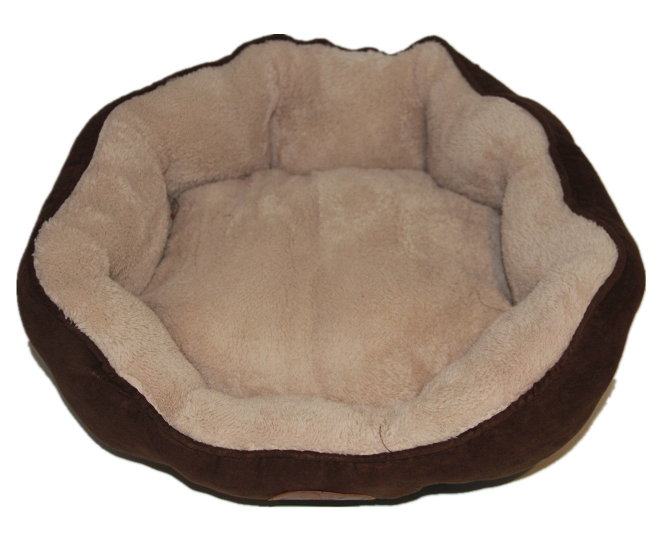 YES4PETS PLUSH FLEECE MEDIUM PET BED