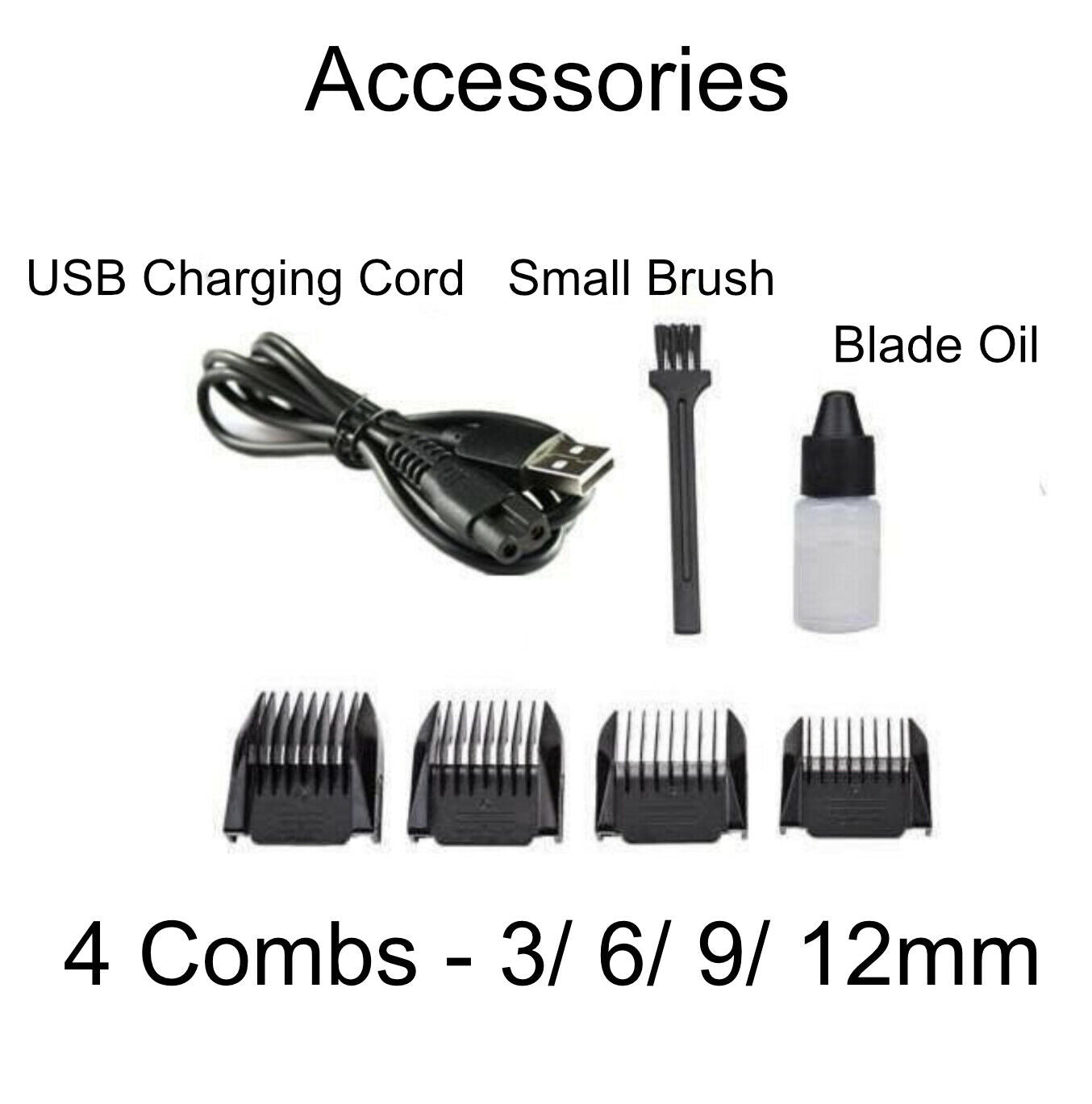 USB CHARGED PET GROOMING KIT