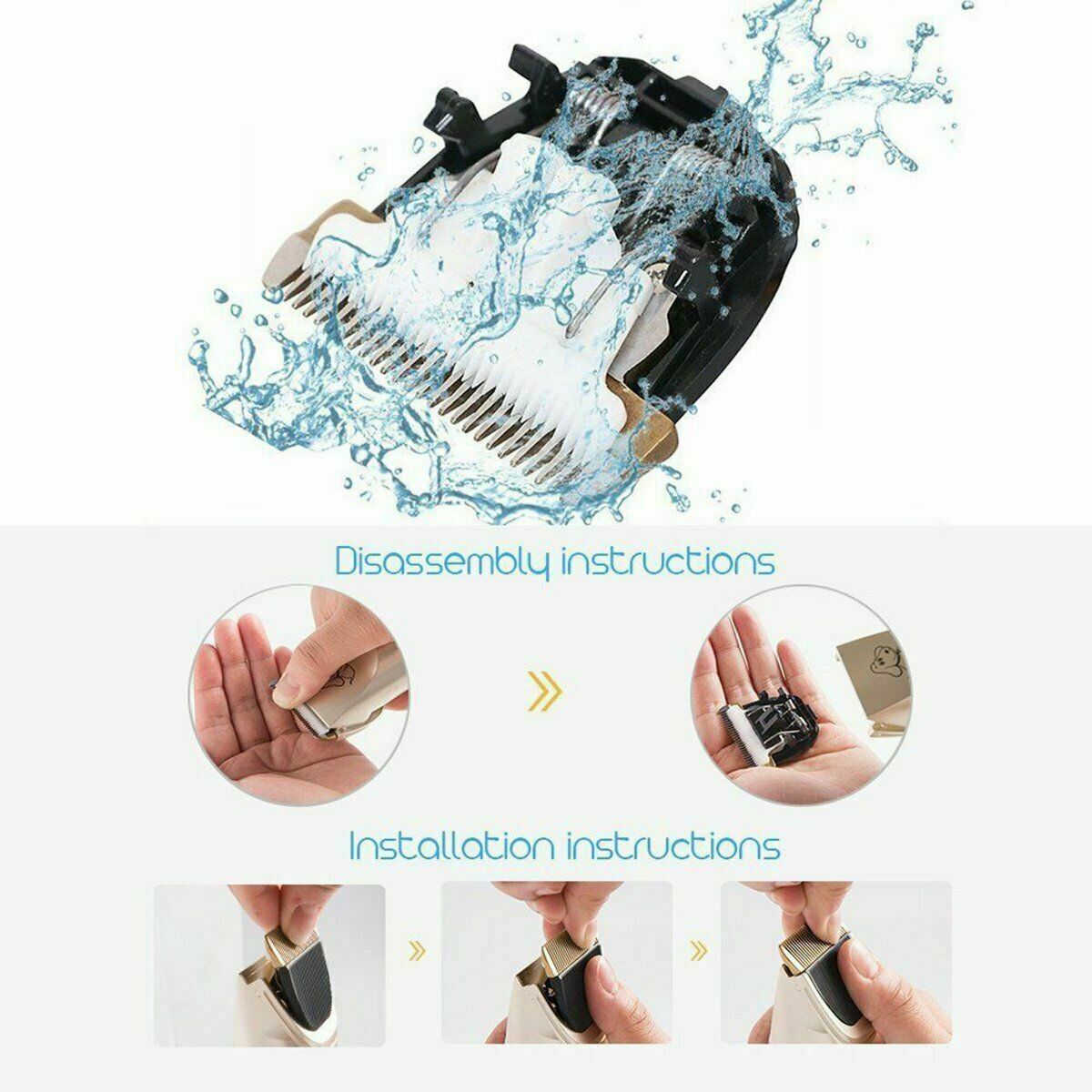 USB CHARGED PET GROOMING KIT