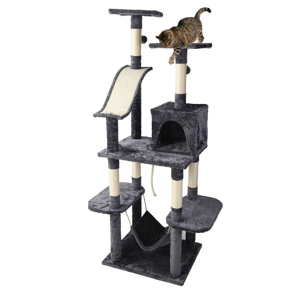 I.PET 171CM CAT CONDO SCRATCHING TREE