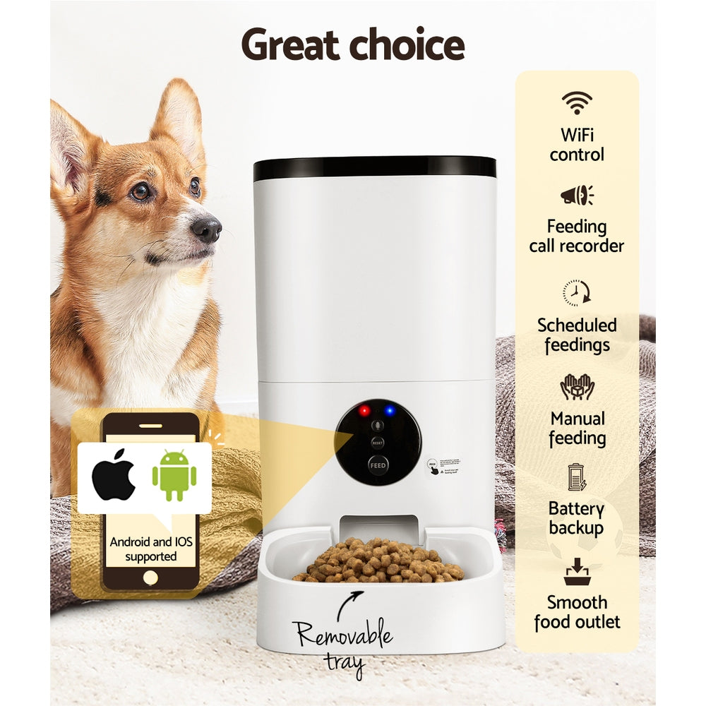 I.PET AUTOMATIC 6L WIFI SMART PET FOOD DISPENSER