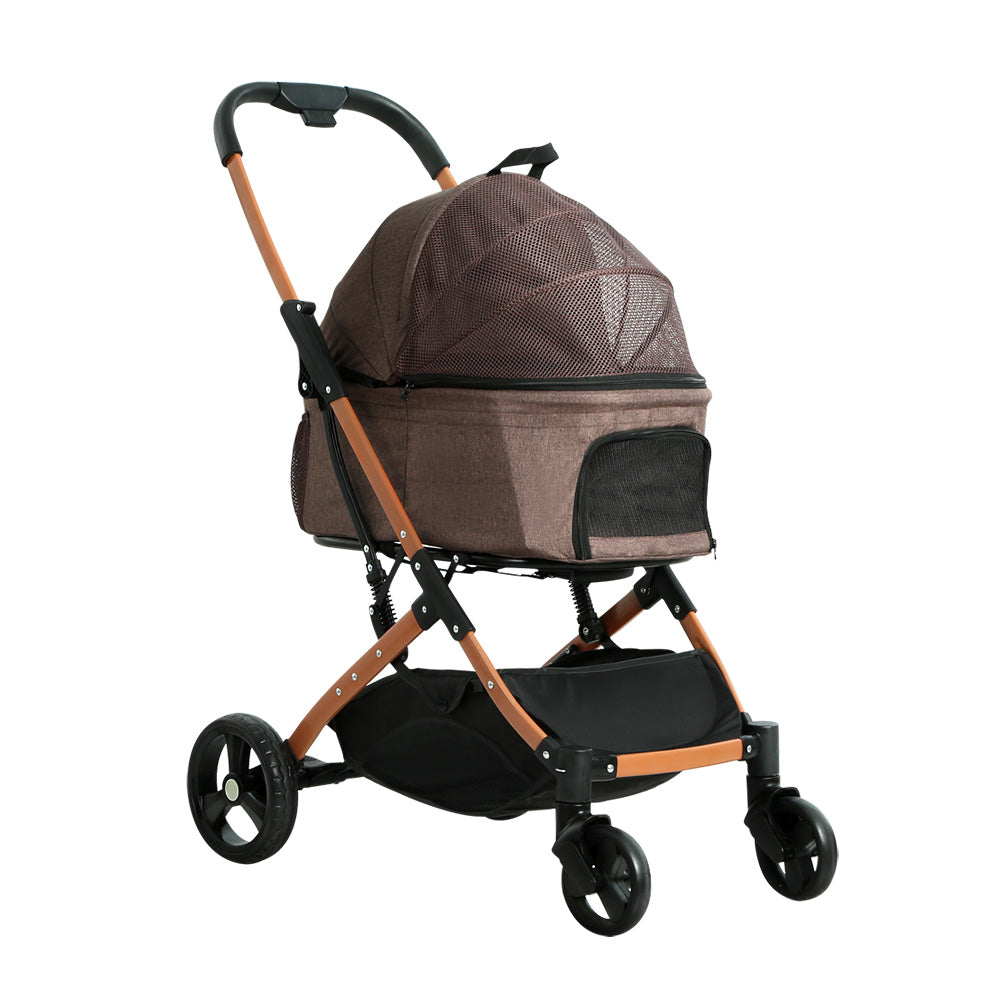 I.PET 4 WHEEL FOLDABLE CARRIER PET STROLLER