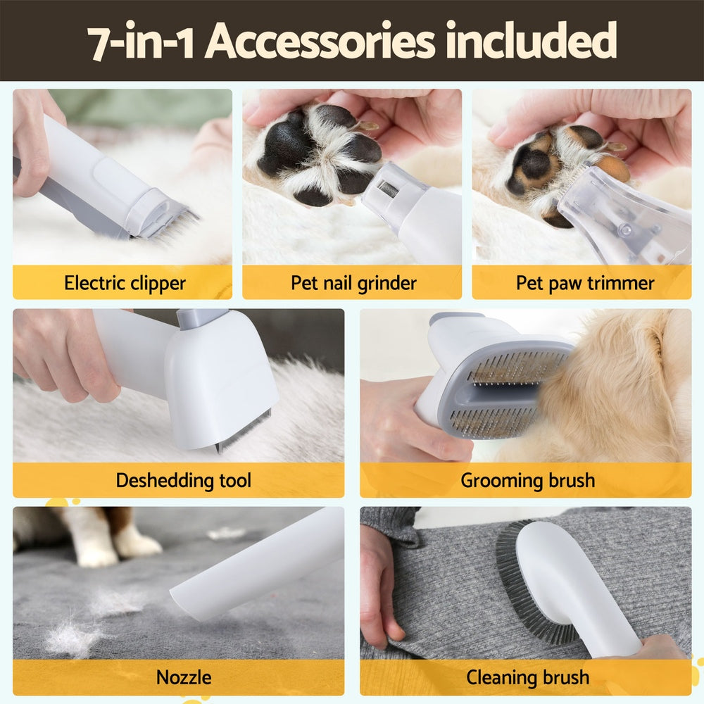 I.PET 7 IN 1 PET GROOMING KIT