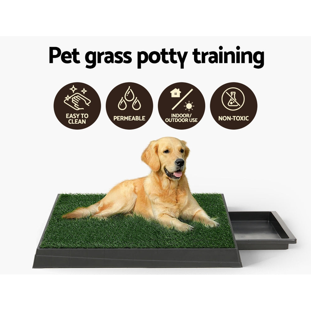 I.PET PORTABLE PET TOILET TRAINING GRASS TRAY