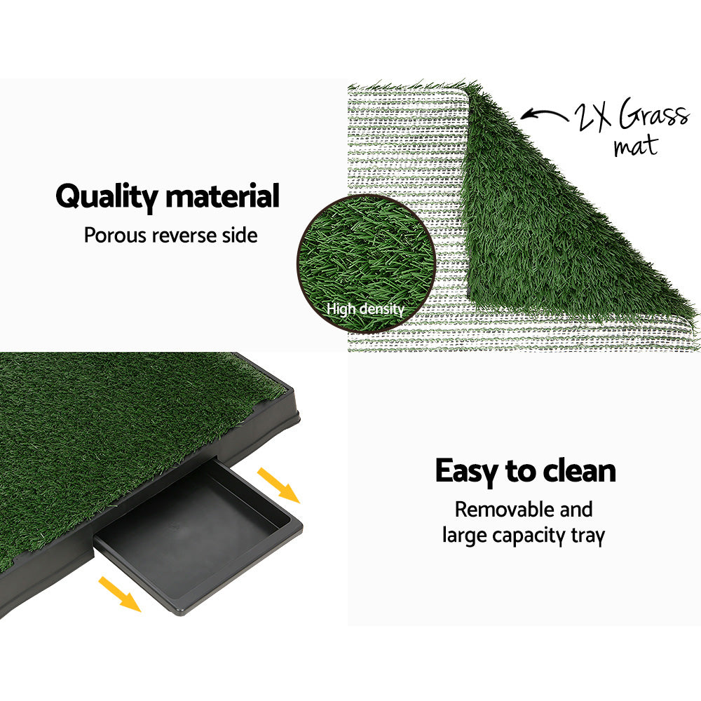 I.PET PORTABLE PET TOILET TRAINING GRASS TRAY