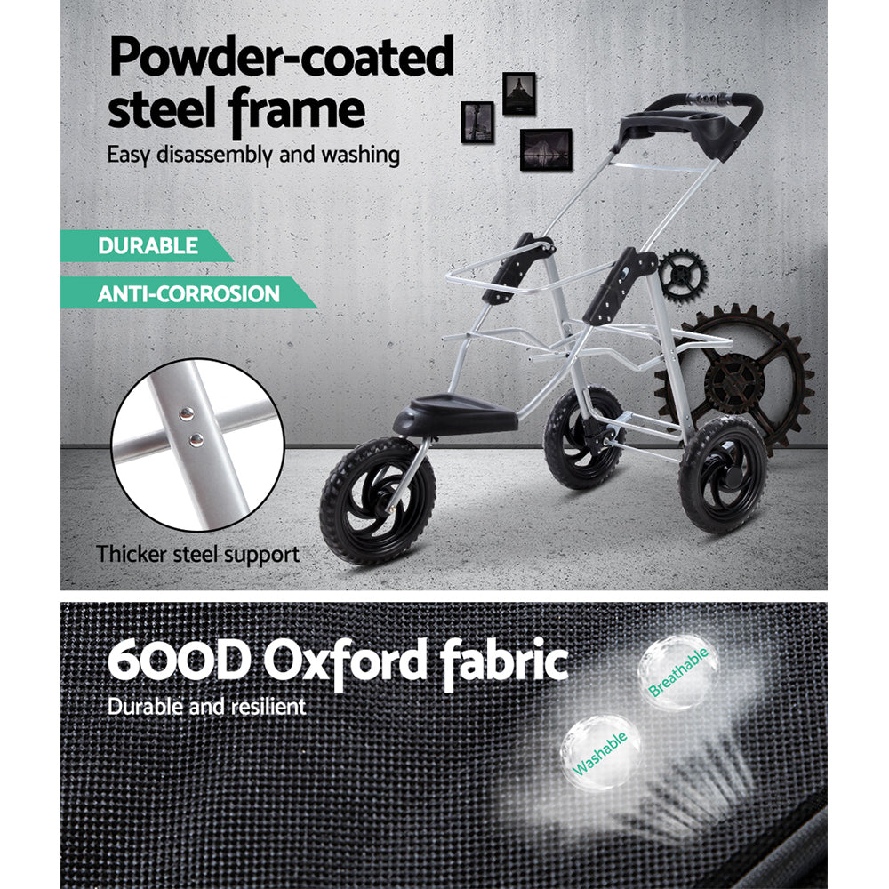 I.PET 3 WHEEL FOLDABLE PET STROLLER