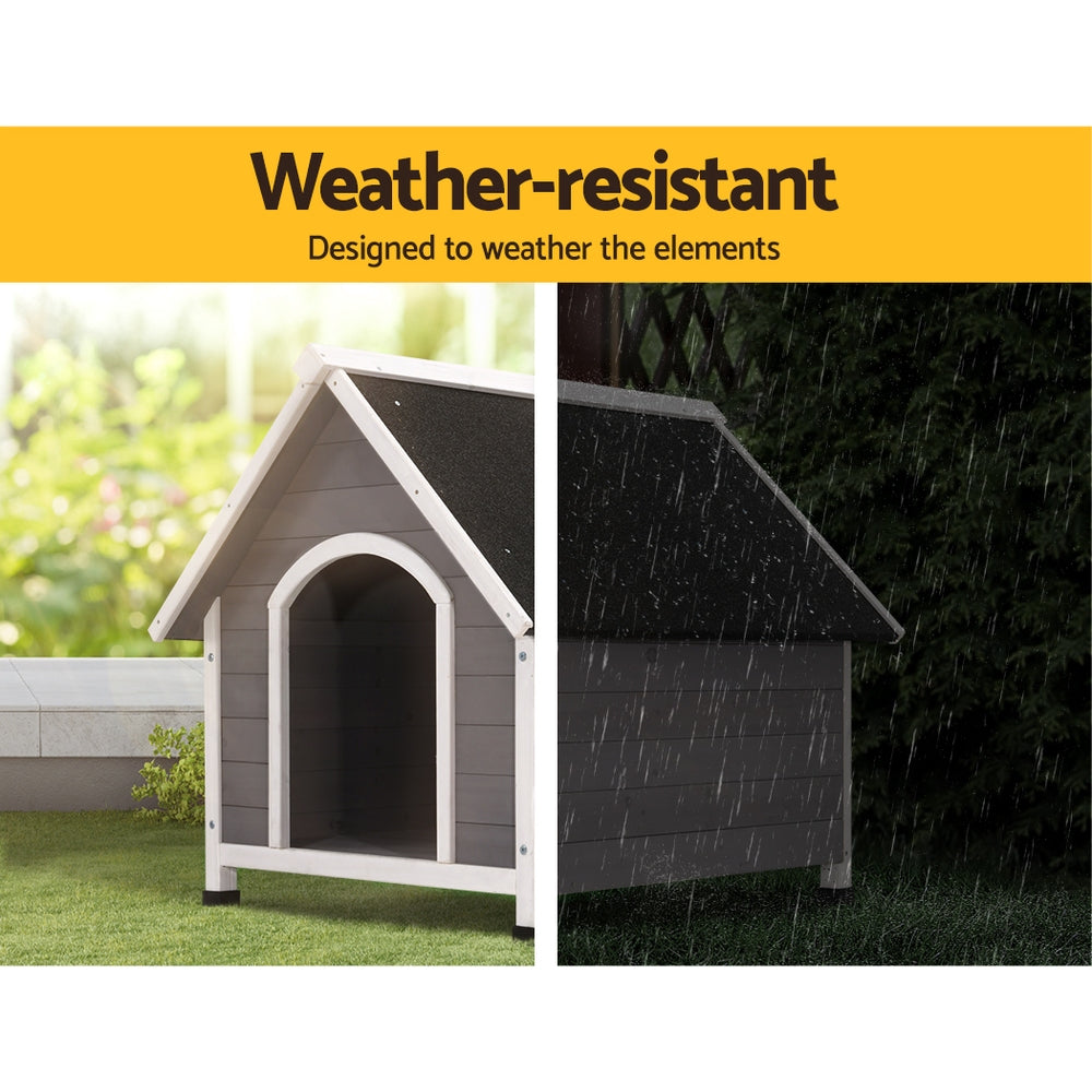 I.PET LARGE WATERPROOF WOODEN DOG KENNEL