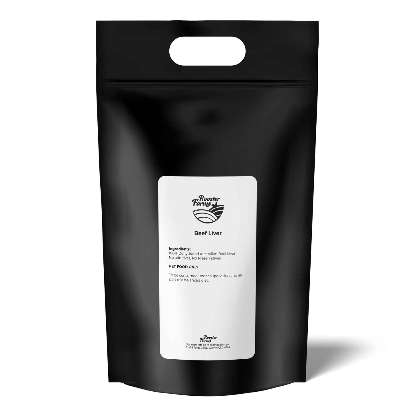 ROOSTER FARMS 2KG BEEF LIVER PIECES