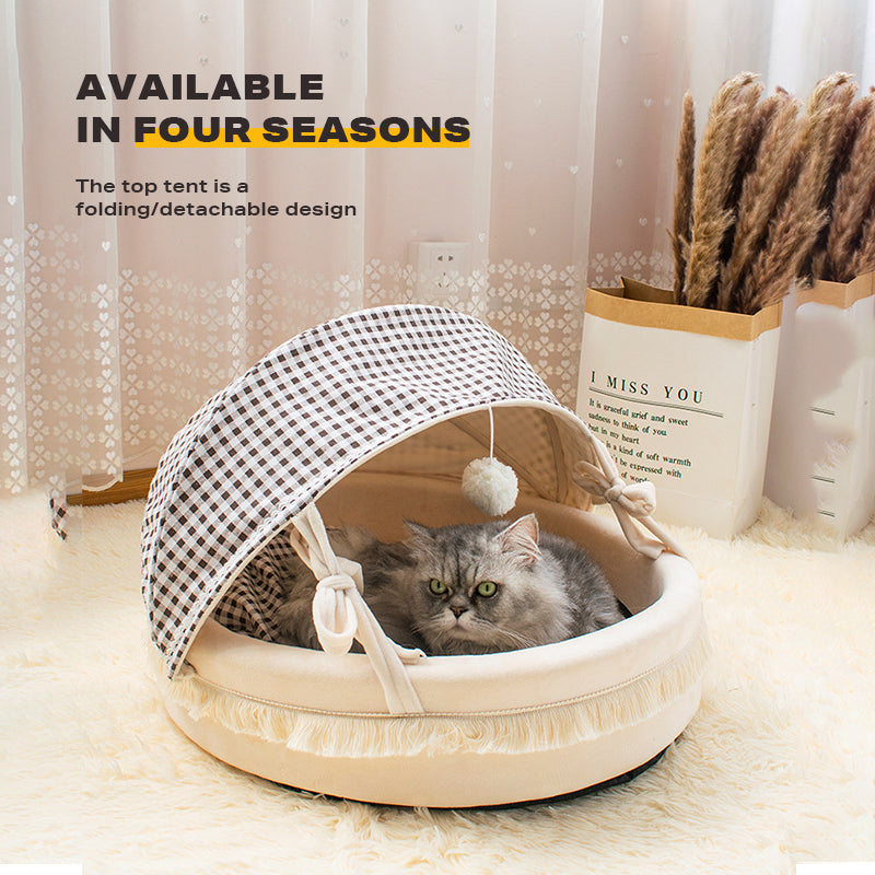 CALMING CUDDLE PLUSH CAT NEST
