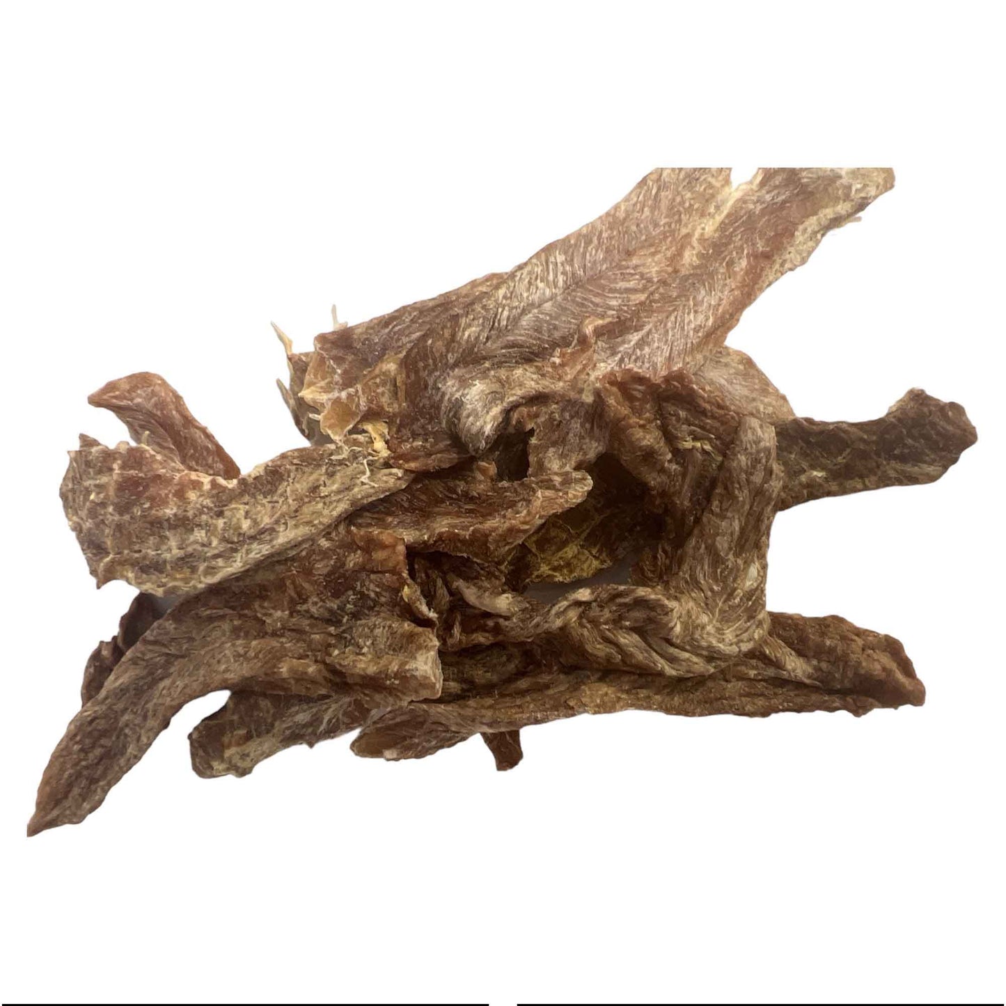ROOSTER FARMS DEHYDRATED AUSTRALIAN DUCK BREAST JERKY - 1KG