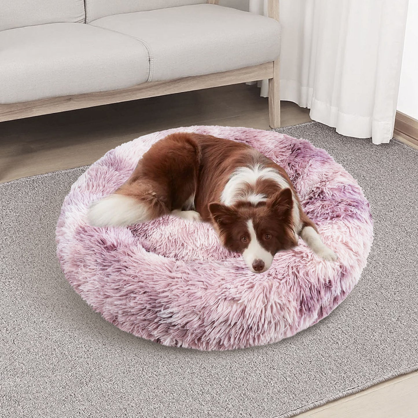 PAWFRIENDS SOFT PLUSH 70CM CALMING PET BED