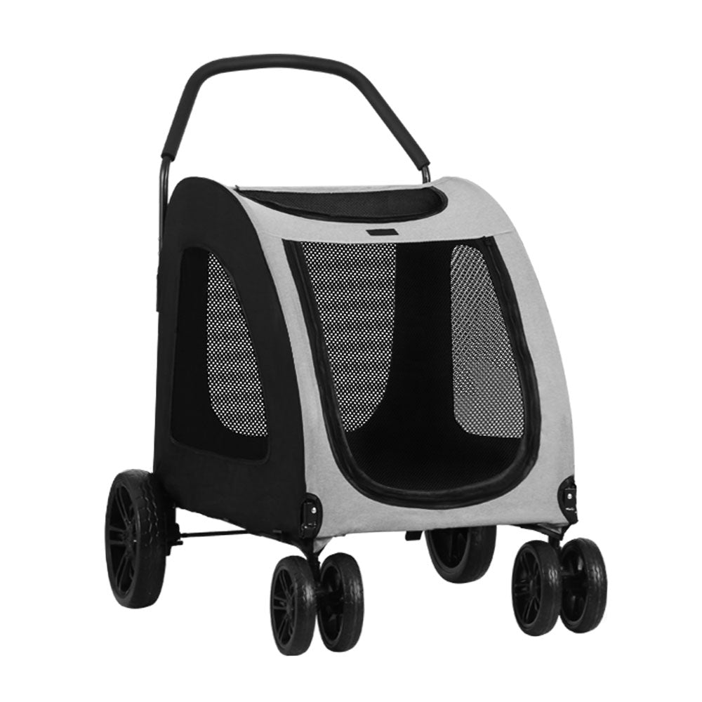 IPET 4 WHEELER FOLDABLE PET TROLLEY STROLLER