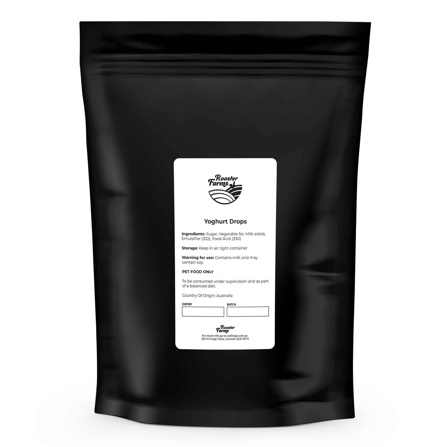 ROOSTER FARMS 100G YOGHURT DROPS