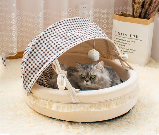 CALMING CUDDLE PLUSH CAT NEST