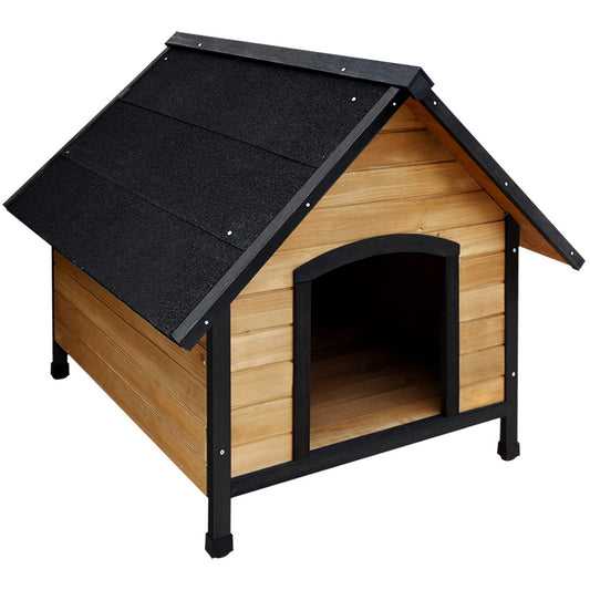 I.PET XL WEATHERPROOF WOODEN DOG KENNEL