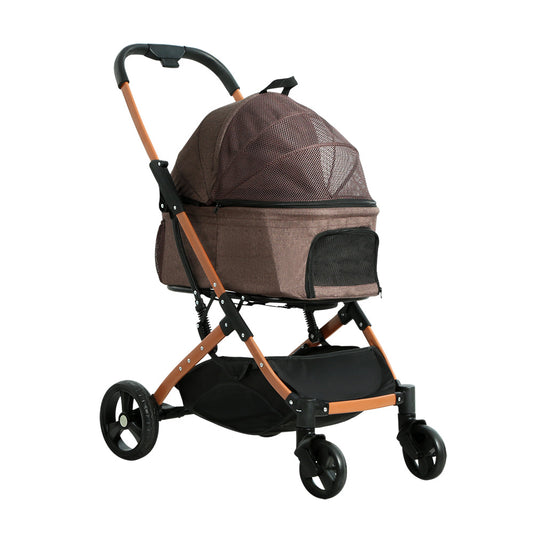 I.PET 4 WHEEL FOLDABLE CARRIER PET STROLLER
