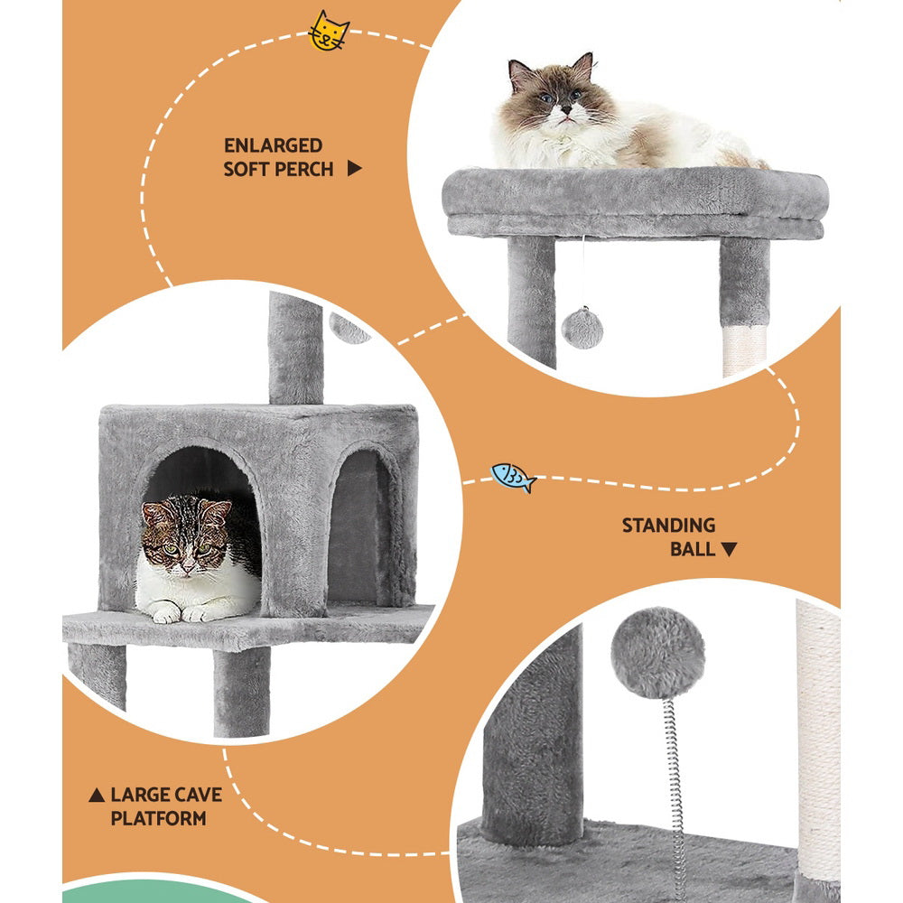 I.PET 143CM CAT SCRATCH CONDO