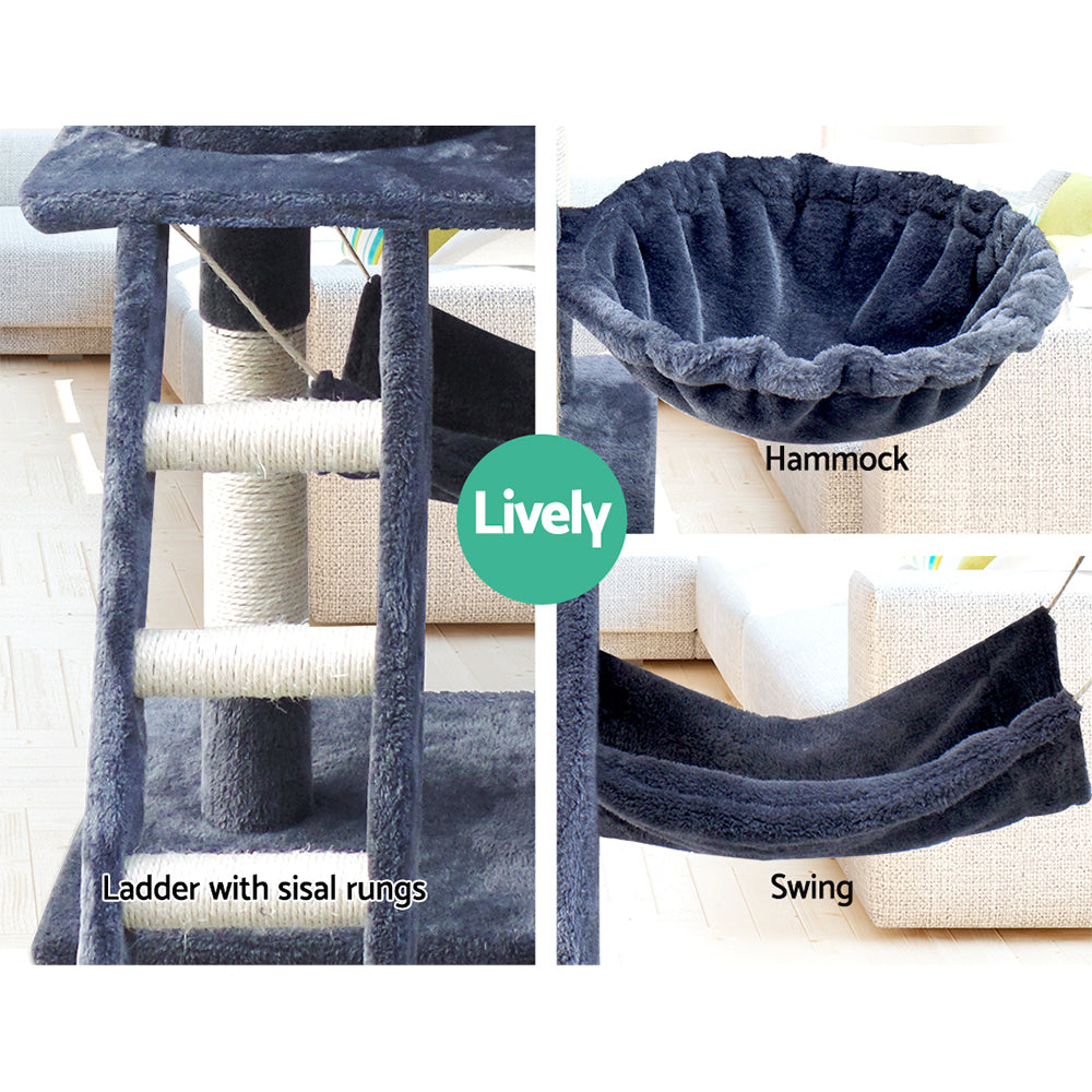 I.PET 141CM CAT SCRATCH CONDO TOWER