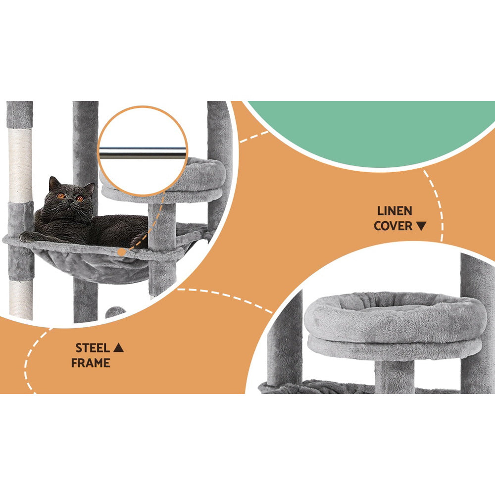 I.PET 143CM CAT SCRATCH CONDO