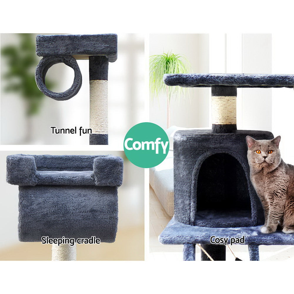I.PET 141CM CAT SCRATCH CONDO TOWER