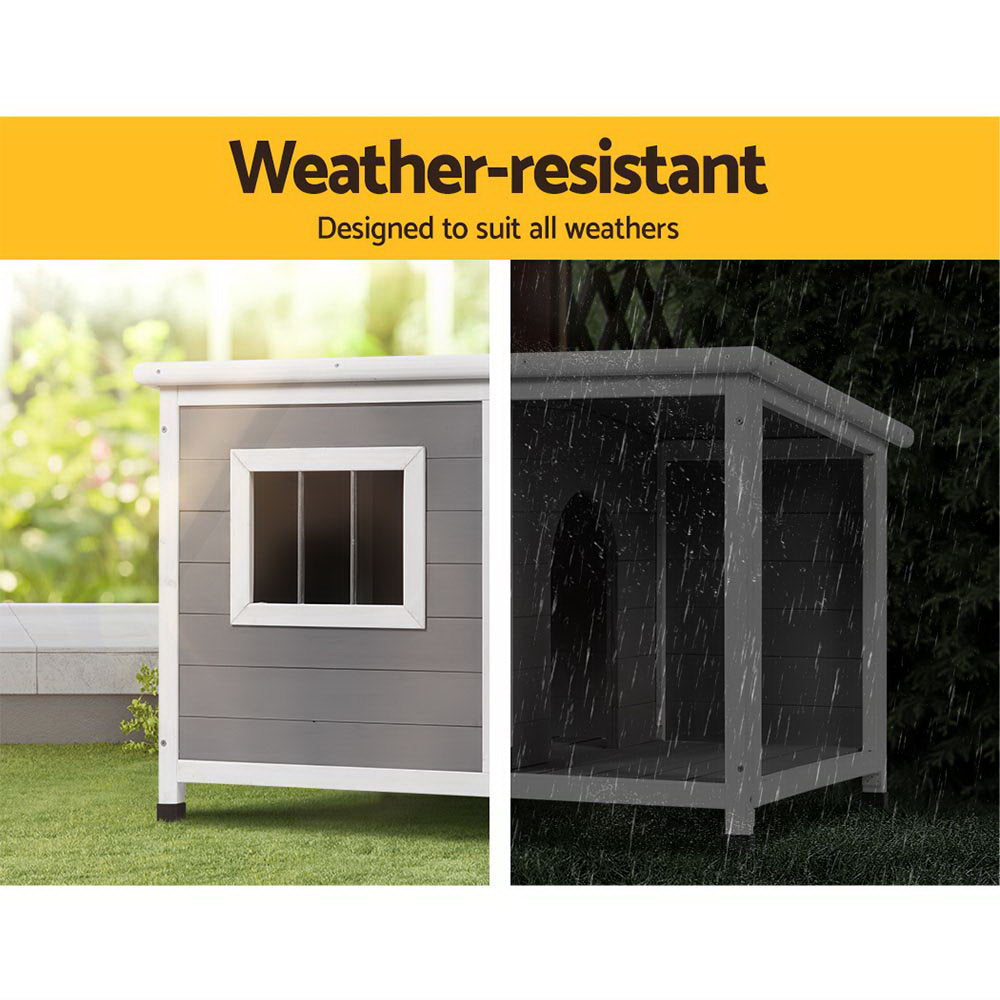 I.PET LOG CABIN DOG KENNEL