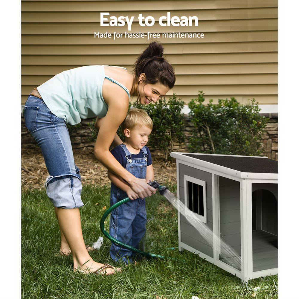 I.PET LOG CABIN DOG KENNEL