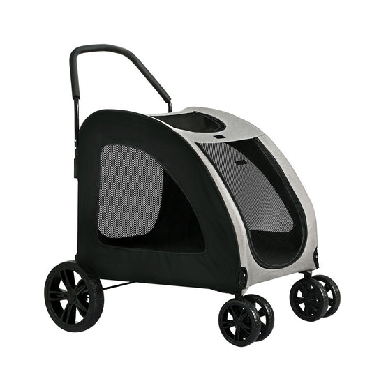 IPET 4 WHEELER FOLDABLE PET TROLLEY STROLLER