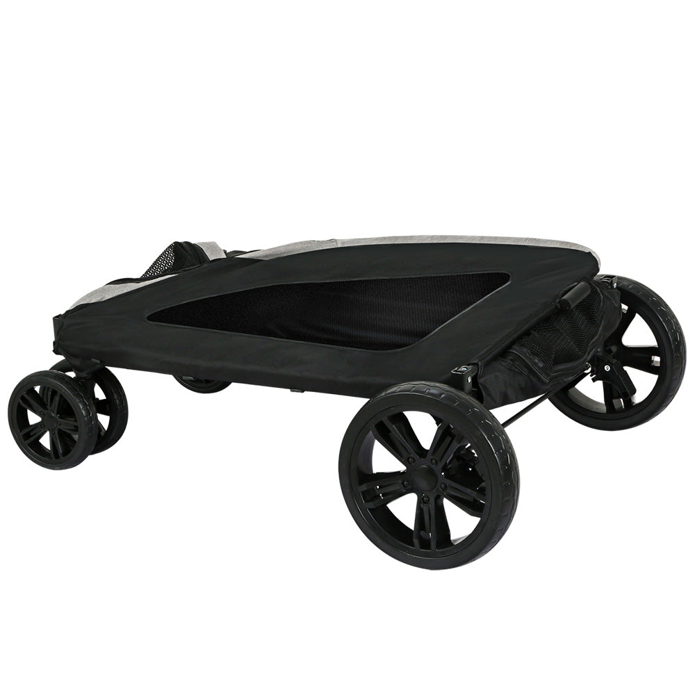 IPET 4 WHEELER FOLDABLE PET TROLLEY STROLLER